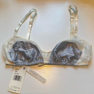 NWT Araks Beatrice silk bralette, Size Small